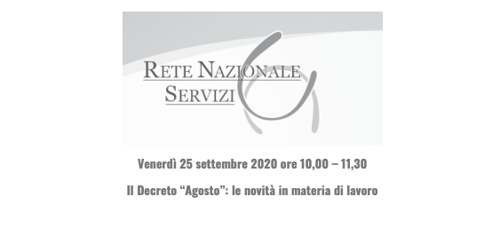 Il Decreto “Agosto”: le novità in materia di lavoro